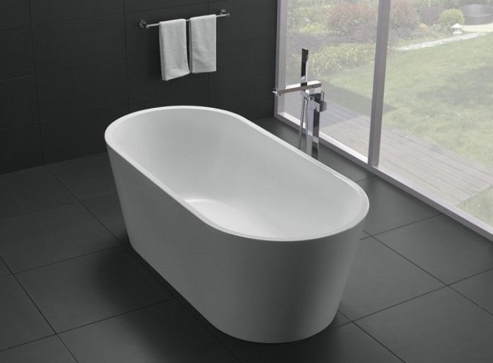 Minimalisme de bain.