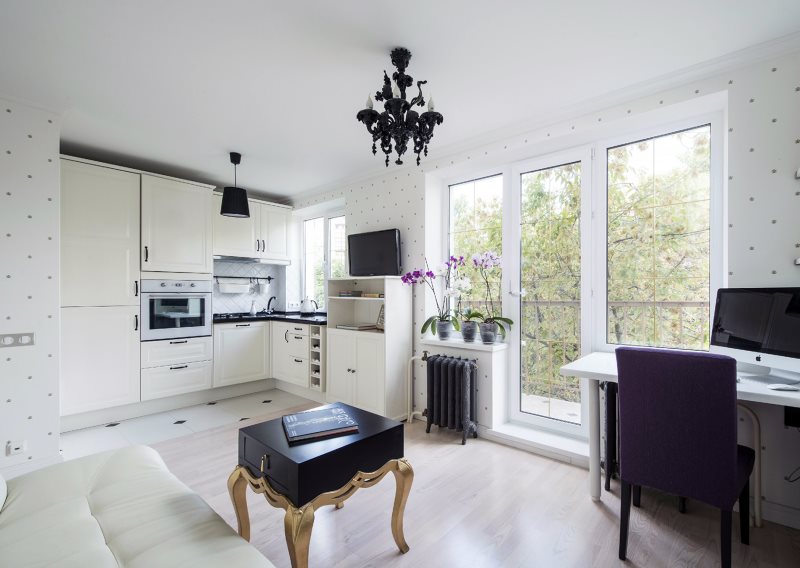 A sala comum em Khrushchev após a reconstrução