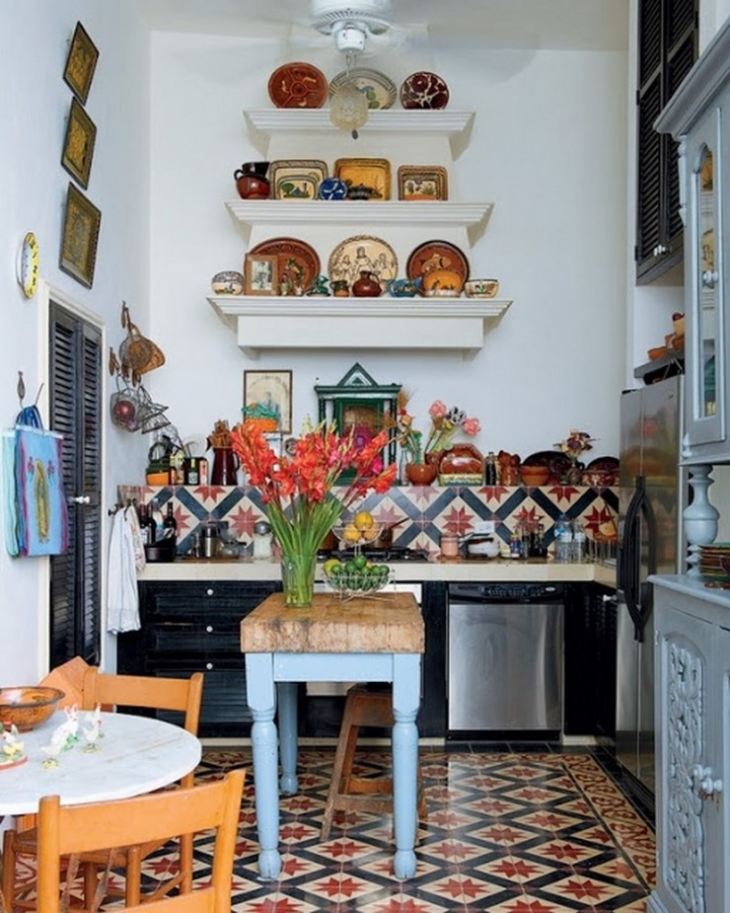 Decoración de la cocina de estilo árabe