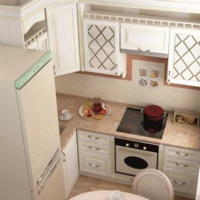 Σχεδιάστε μια μικρή κουζίνα με μοντέρνο στυλ