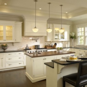 Dulapuri de bucătărie cu iluminare interioară