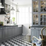 อาคารสีเทาของชุดครัว