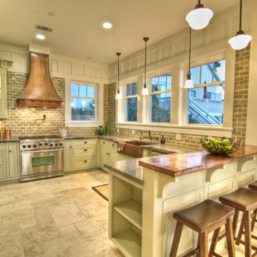 Conception de cuisine en U