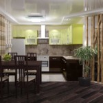 Zonificación del piso de la cocina