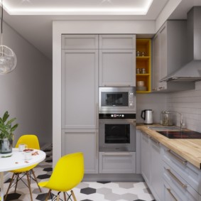 Cozinha retangular em L