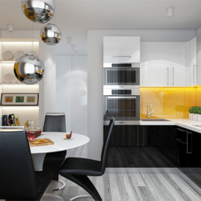 Avental de vidro temperado amarelo