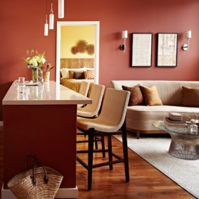 Kaunter bar countertop putih