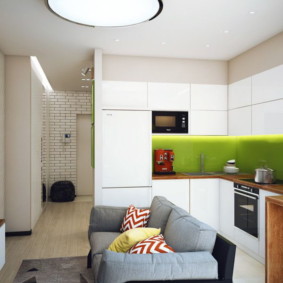 Apron kaca berwarna hijau