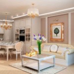 Fresh flowers on a coffee table