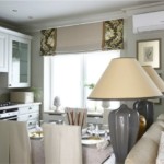 Table lamps with fabric shades
