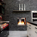 Tiruan perapian di pedalaman moden