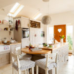 Дървени столове с високи крака