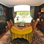 Черни стени в интериора на кухнята