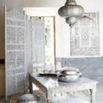 Pantalla de celosía en el espíritu de Oriente