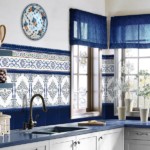 Mosaico de cerámica en el diseño de la cocina