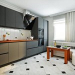 Linear headset with gray facades