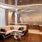 Zonificación de los pisos de la sala de la cocina.