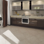 Piso cerámico claro