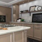 Losa en la encimera de la cocina