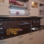 Juego de cocina de encimera oscura