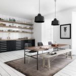 Тавани светлини с черни нюанси