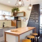 Шифер дъска в кухнята интериор