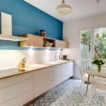 Стенни шкафове в синьо