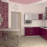 Zonage du sol de la cuisine