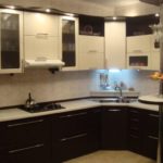 Cuisine complète avec façades lumineuses