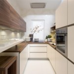 Cocina estrecha de dos hileras