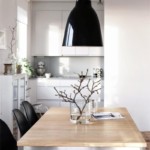 Lámpara colgante de pantalla negra