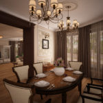 Σκούρο χρώμα στο σαλόνι-κουζίνα