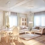 Σχεδιασμός σαλόνι με δύο καναπέδες