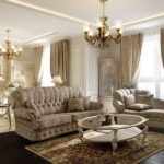 Τραπέζι σαλονιού με σγουρά πόδια