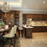 Καφέ ξύλινα έπιπλα