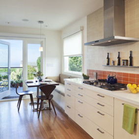 Capuche sur la table de cuisson