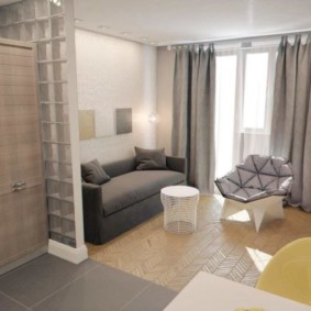 Gray Canvas Curtains