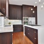 Fachadas de muebles de cocina marrones