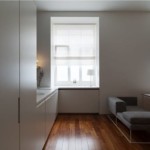 Piso de cocina minimalista lacado