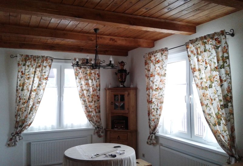 ผ้าม่านครัวธรรมชาติ