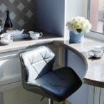 Tabouret de bar rembourré