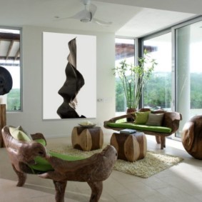 Muebles de sala ecológicos