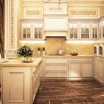 Plancher de cuisine en pierre naturelle