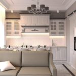 Rideau marron, coupe droite