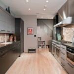 Παράλληλη διάταξη ορθογώνιας κουζίνας