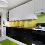 Black and white linear layout