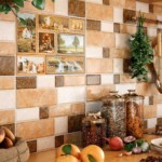 Beautiful apron with ceramic tiles