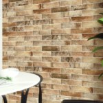 Tile with imitation natural stone