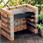 Απλό μπάρμπεκιου κόκκινο τούβλο