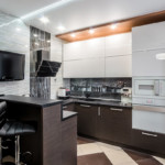 Ενσωματωμένες συσκευές σε μια μοντέρνα κουζίνα